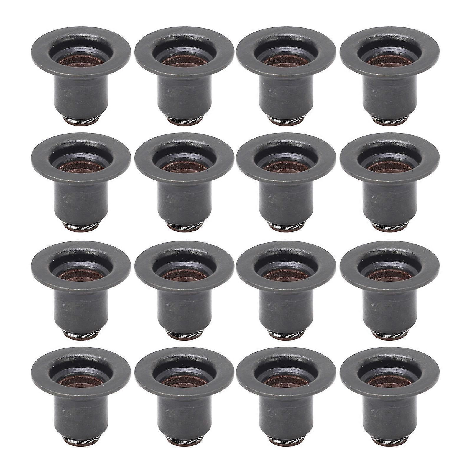 16pcs Valve Stem Set 11340033950 Rubber Valve Stem Oil Seal for R55 R56 R57 R58 All Petrol Models