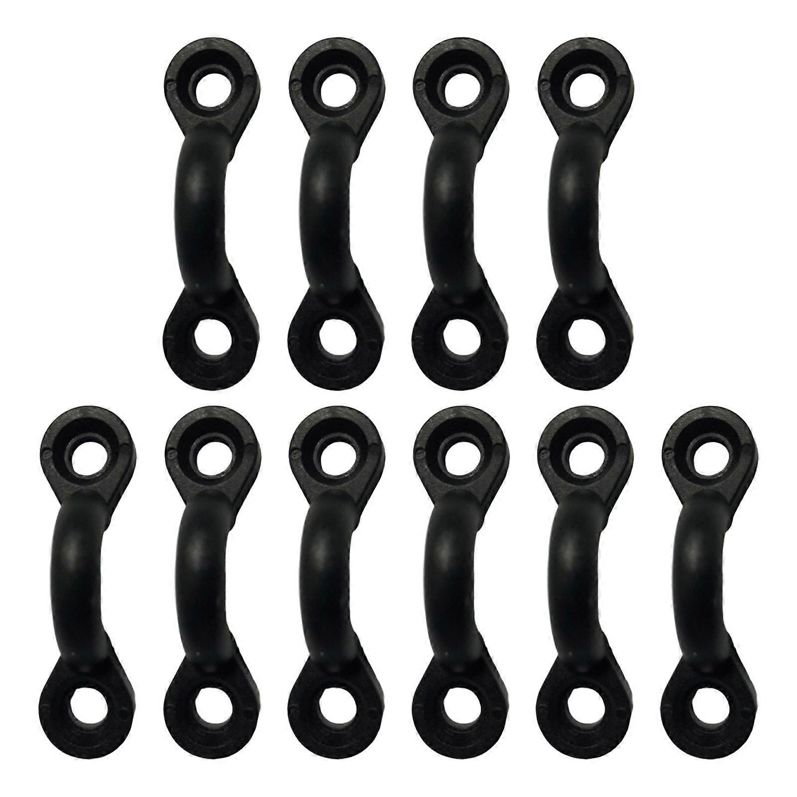10 Pieces Kayak Eyelet Tie Down Loop Kayak Boat Accessories Rigging Plastic