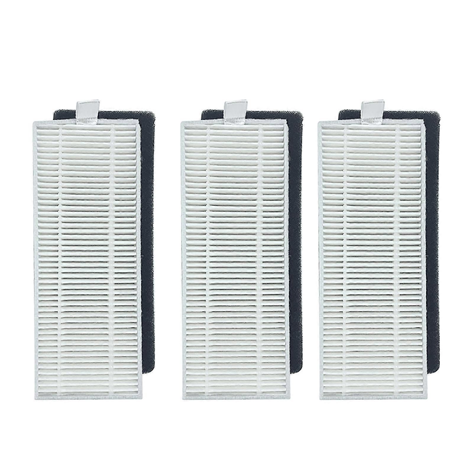 Vacuum Cleaner Accessories Filter Robot Accessory Kit for Ecovacs Deebot U2/DGN22（3xFilter）