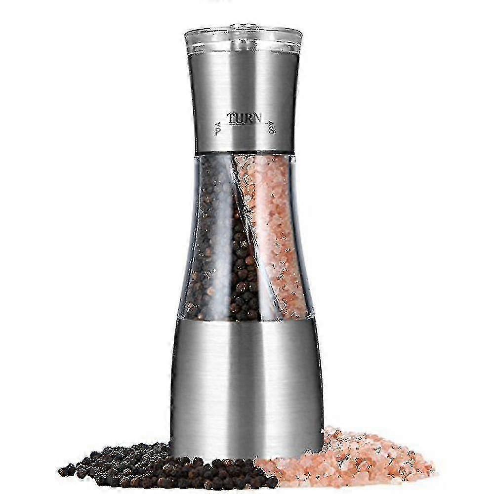 Adjustable Ceramic Dual Salt And Pepper Grinder Combo