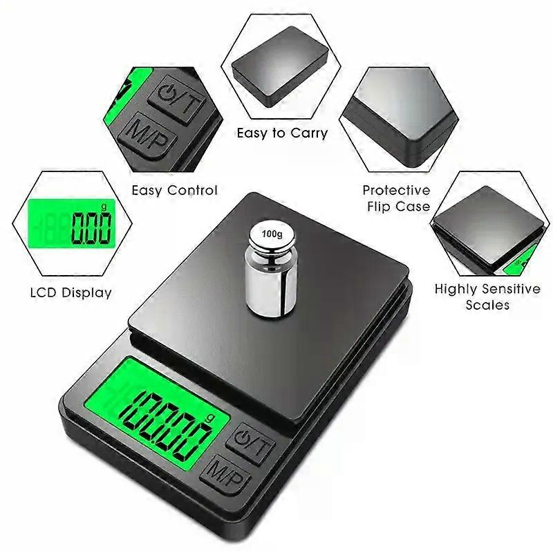 Mini kitchen scale High precision Electronic scales with Backlit LCD 100/0.01g
