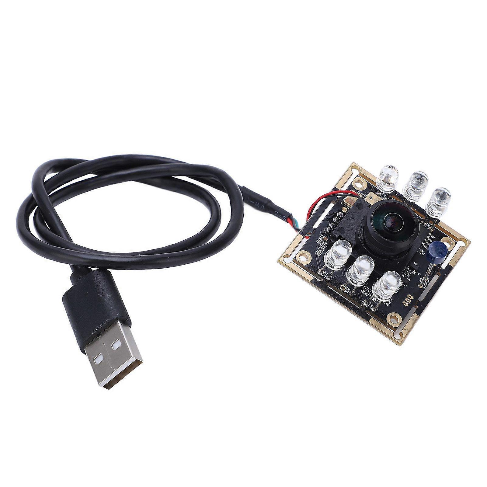 USB Camera Module HD Auto Focus IR Cutoff 2MP 190 Degree Distorted Panorama Driver-free 30FPS
