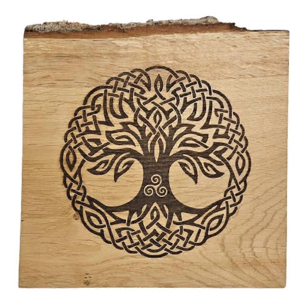 Oak Tree of Life Hanging Plaque by Graham Wishart