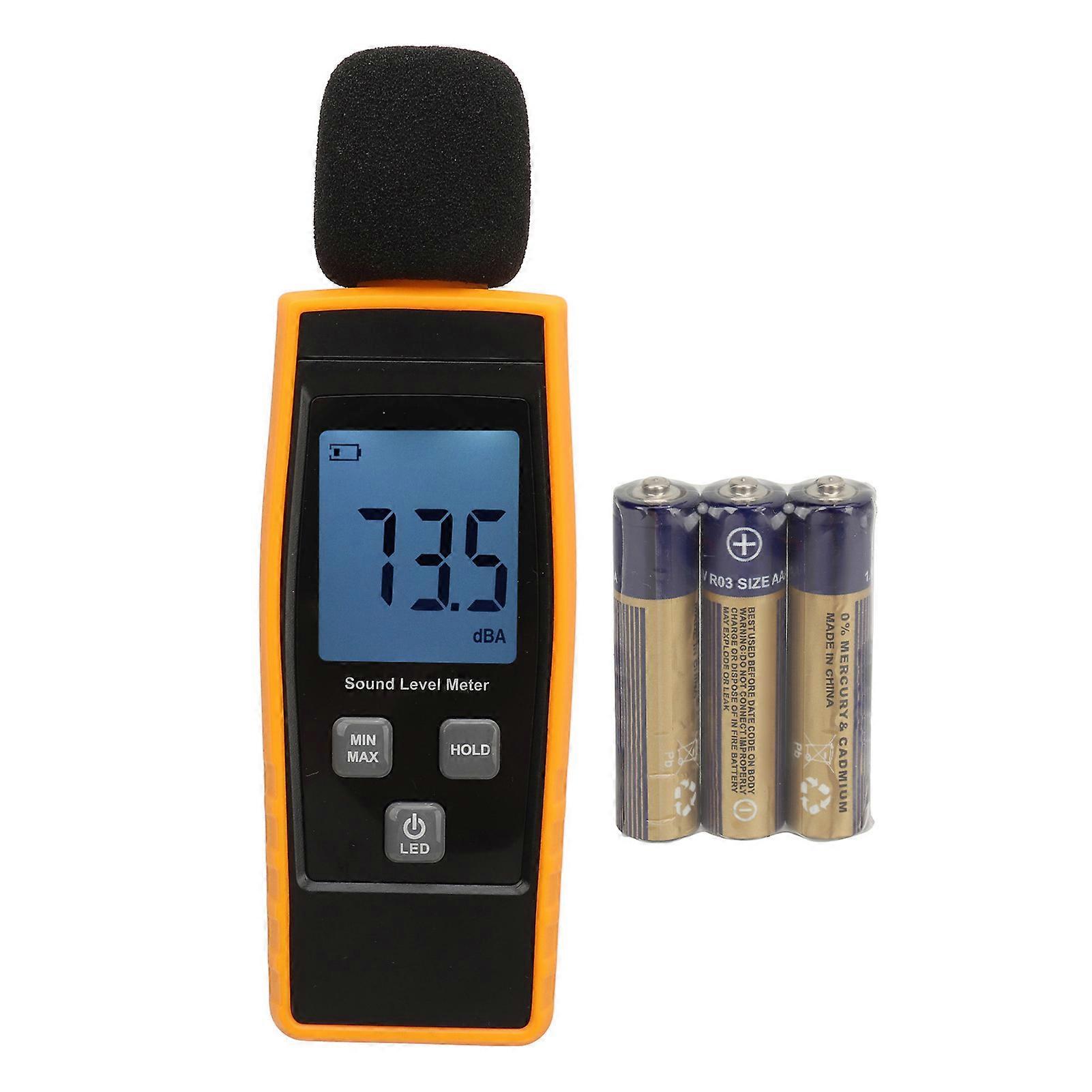 Reader Digital Sound Level Meter Decibel Monitoring Tester for Construction Sites Automobiles