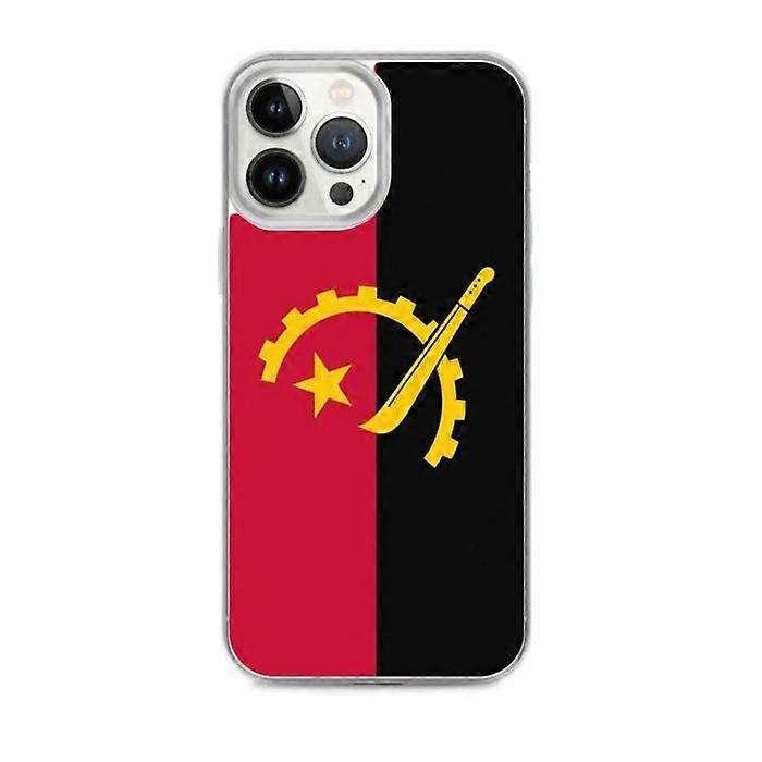 iPhone Case - Angola - Flag - Soft - Multicolor - Transparent TPU