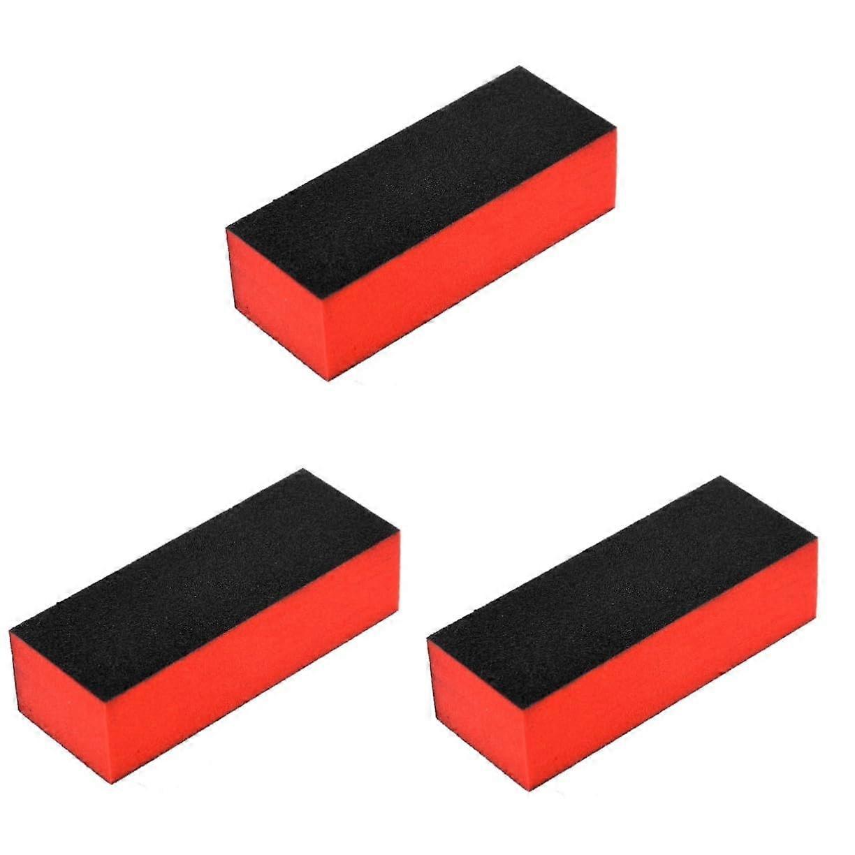 3sets Nail Sanding Block Set 3Sided Nail File Buffer for Professional Learner 10pcs3