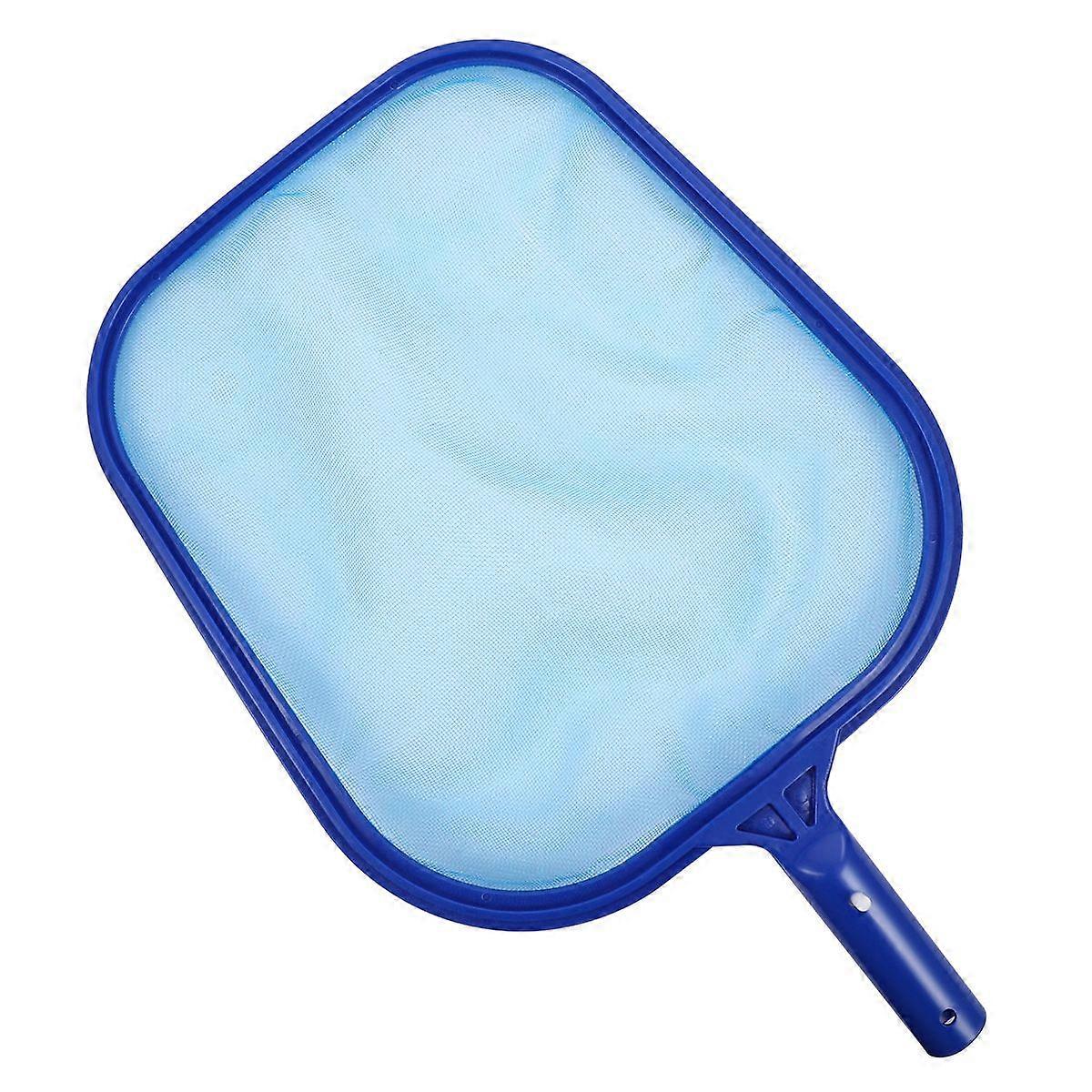 BESTOMZ Swimming Pool Shallow Water Leaves Net Cleaning Tool Pond Dredge Leaf Mesh Frame Net Skimmer Cleaner 42x27cm