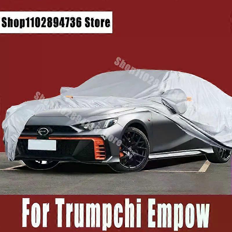 Για Trumpchi Empow Καλύμματα αυτοκινήτων Εξωτερική προστασία UV ήλιου Σκόνη βροχής Χιόνι προστατευτικό αυτόματο προστατευτικό κάλυμμα