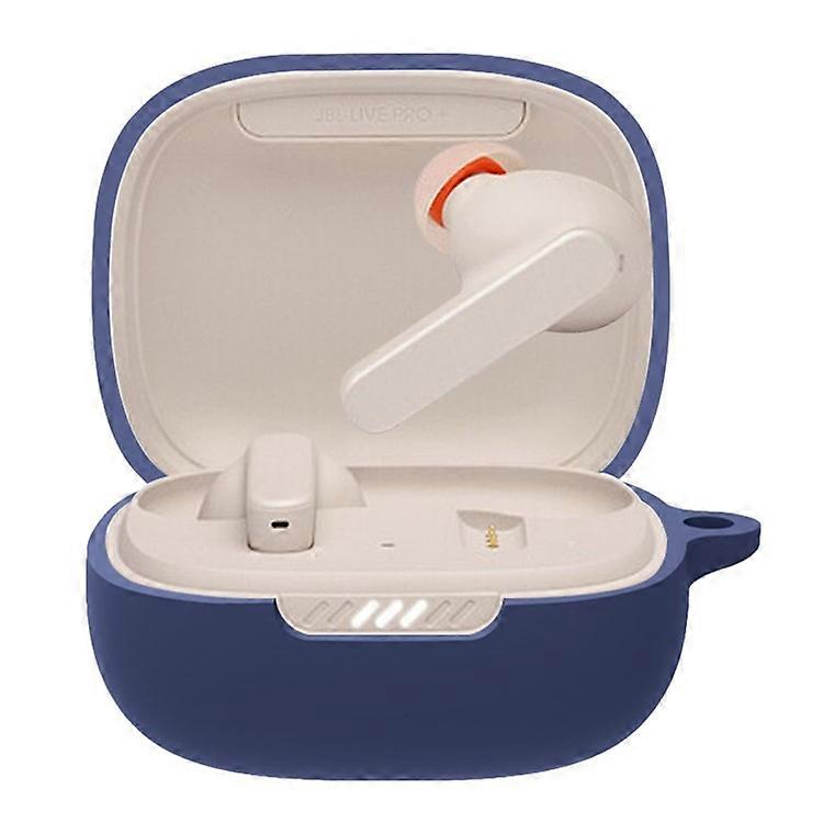 Silicone Protective Case Compatible For JBL Live Pro+ TWS, Earphone Charging Box Anti-scratch Dustproof Shell Cover