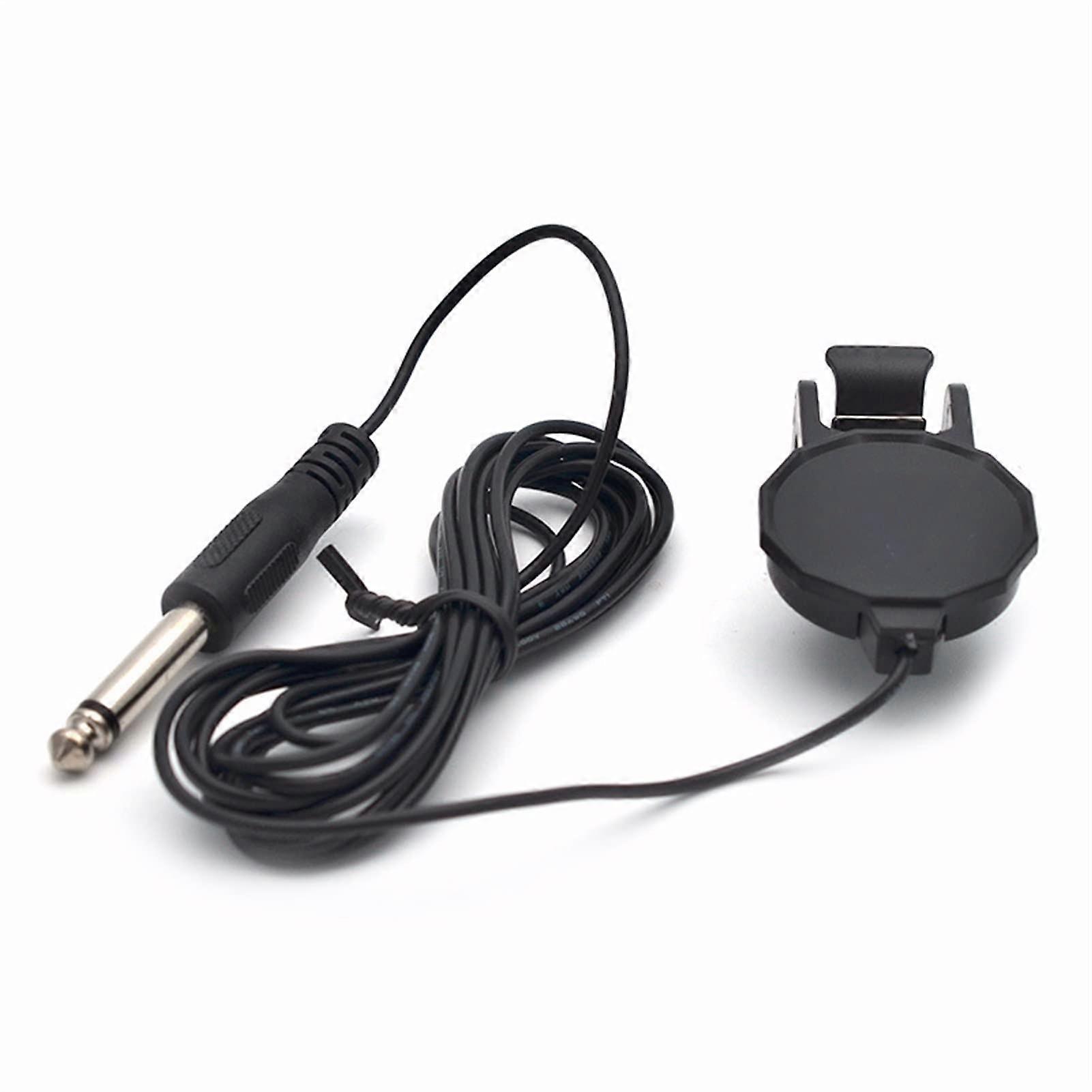 Classical Acoustic Guitar Pickups Clip-On with 260cm Cable, Professional Quality, Easy Installation, Compatible with All Acoustic Guitars