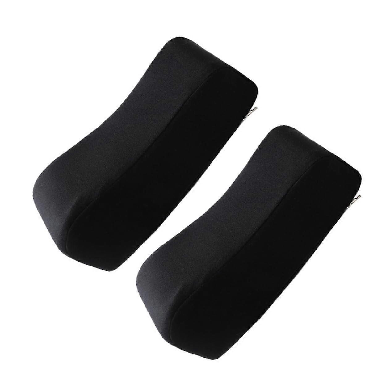 Memory Sponge Armrest Pads for Office Chairs Elbow Support Soft Washable Cover Random Style Ref: 6898