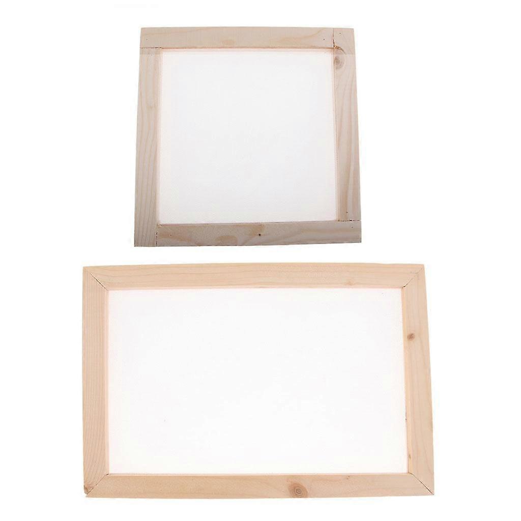 2pcs New Paper Making Mould Kit Screen Frame Crafts Supplies