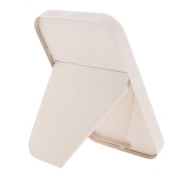 4x Portable Travel Mirror Portable Folding Travel - Beige, As Described