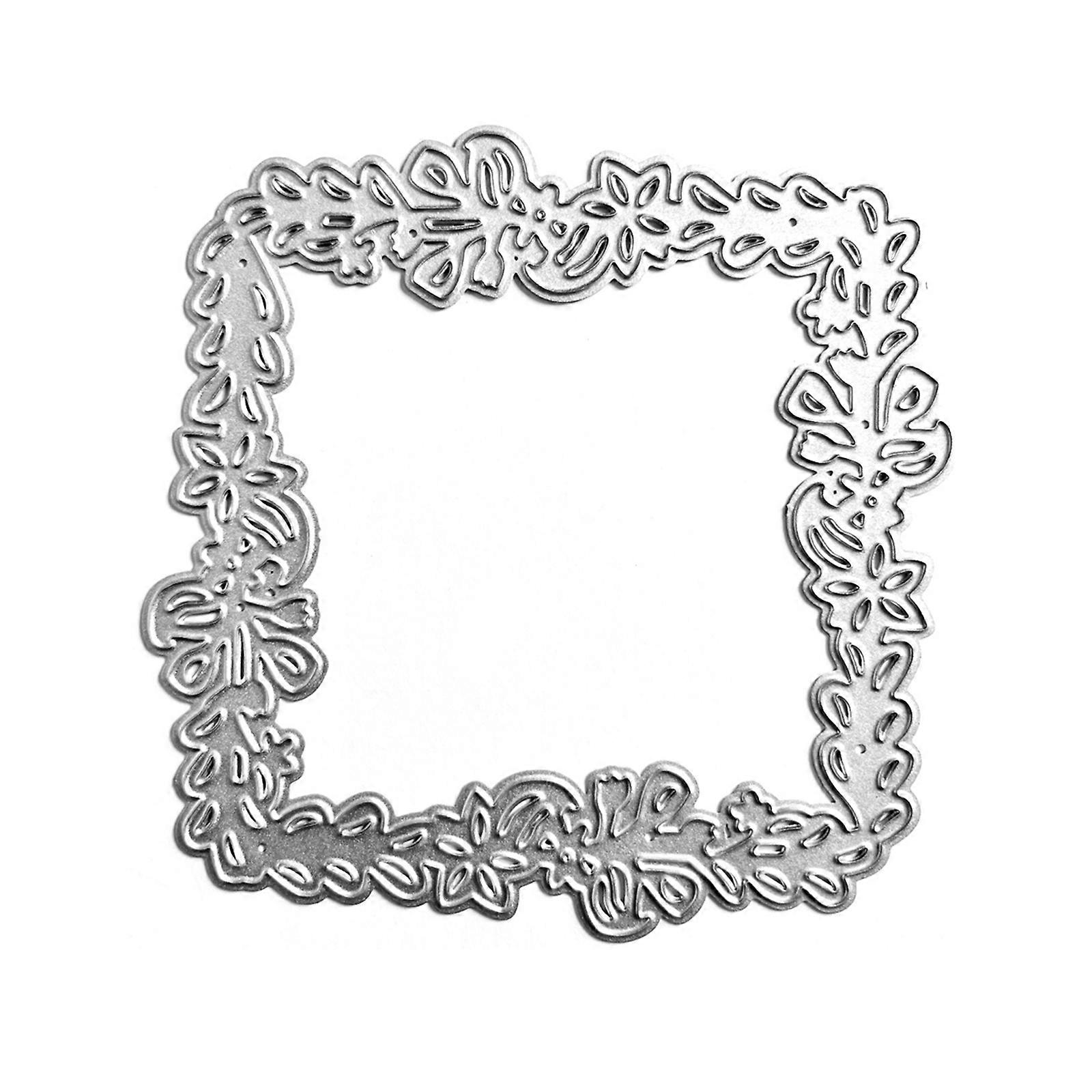 Metal Die Cuts Square Frame Cutting Dies Stencils DIY Template for Scrapbooking Album Paper Card Embossing Crafts Decor