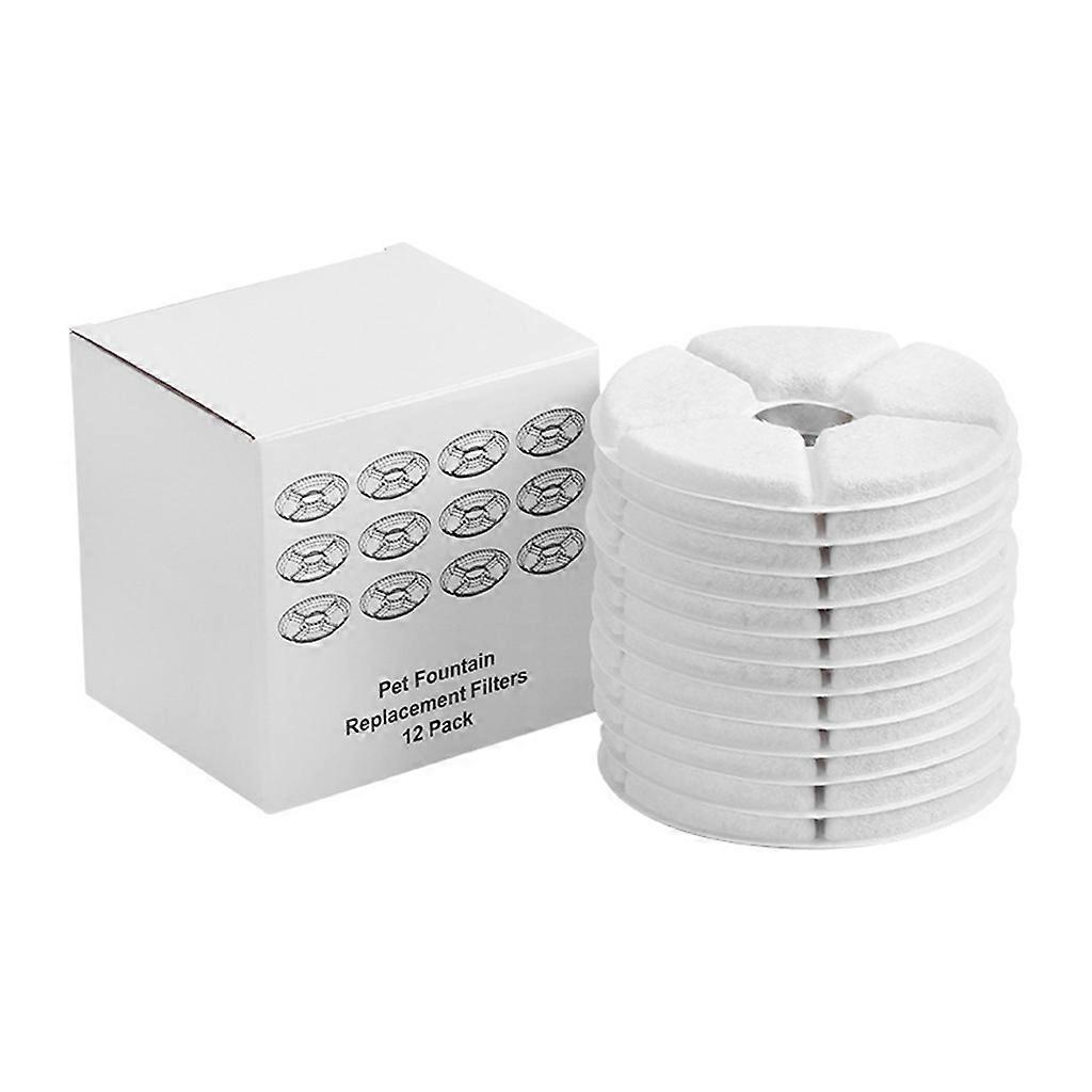 Αντικατάσταση 8/12-Pack φίλτρων συντριβανιών νερού γατών για την αυτόματη βρύση νερού κατοικίδιων ζώων Βρύσες νερού για γάτες Μπολ νερού σκυλιών