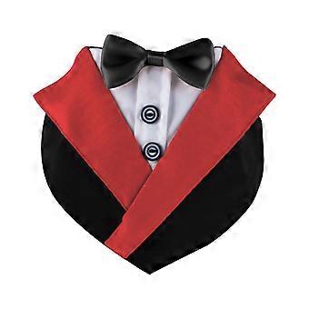 Elegant Dog Cat Collar with Bow Tie Neck Kerchief Puppy Suit Collar Necklace- Collar Big Cute Girl Dog Collar  S