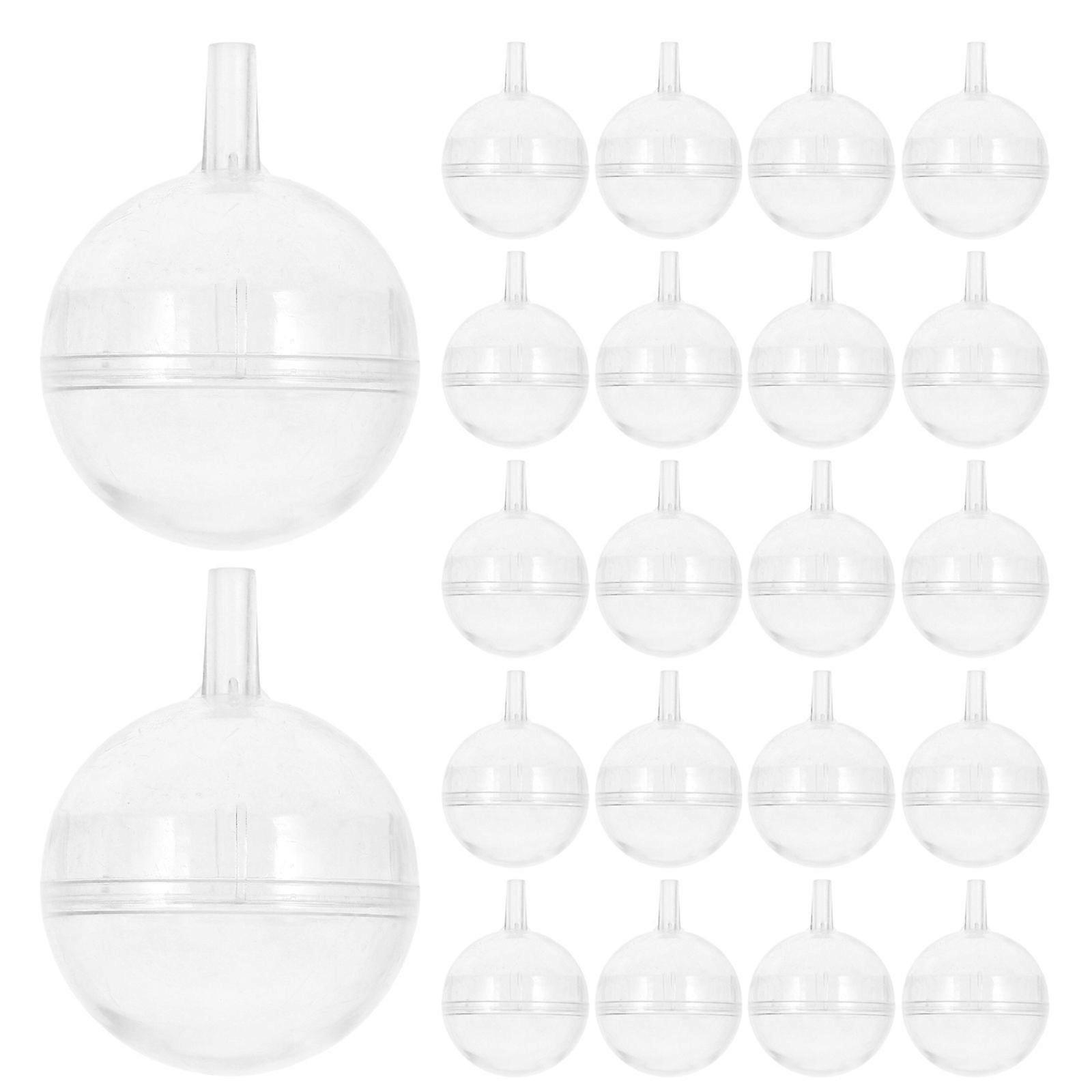 40pcs Chocolate Ball Base Plastic Flower Candy Ball Bouquet DIY Fixed Bases