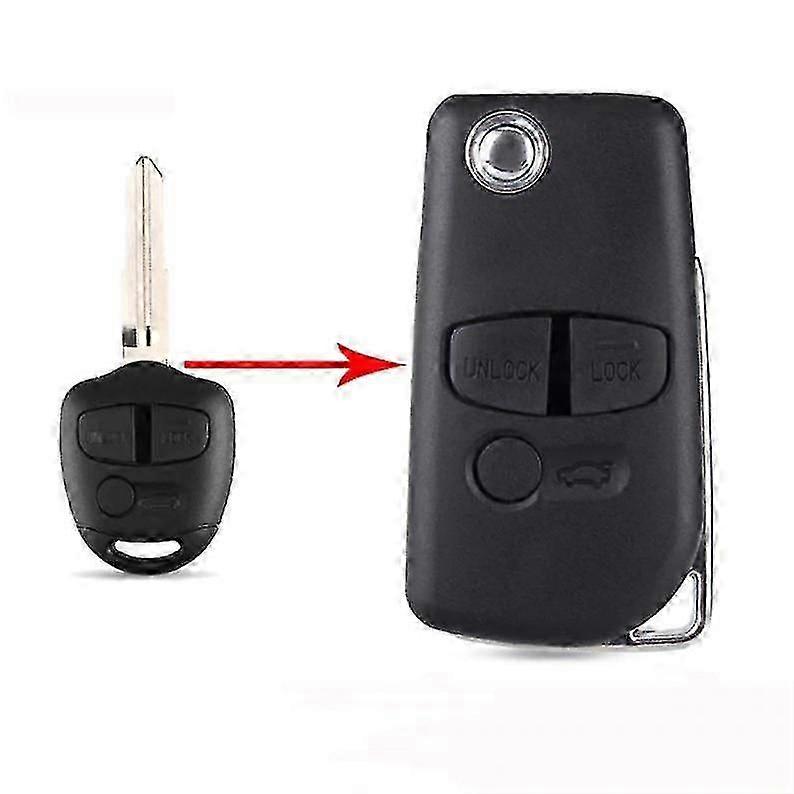 2/3 Buttons remote key shell for Mitsubishi Boris