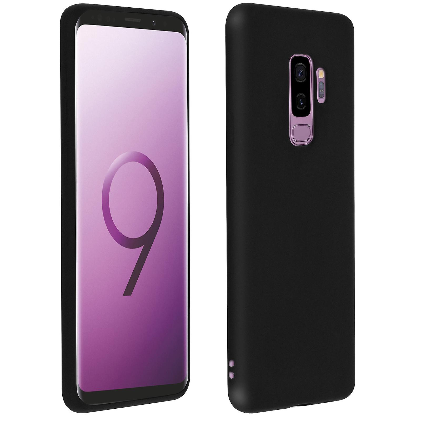 TPU soft case, matte back cover for Galaxy S9 Plus - Black