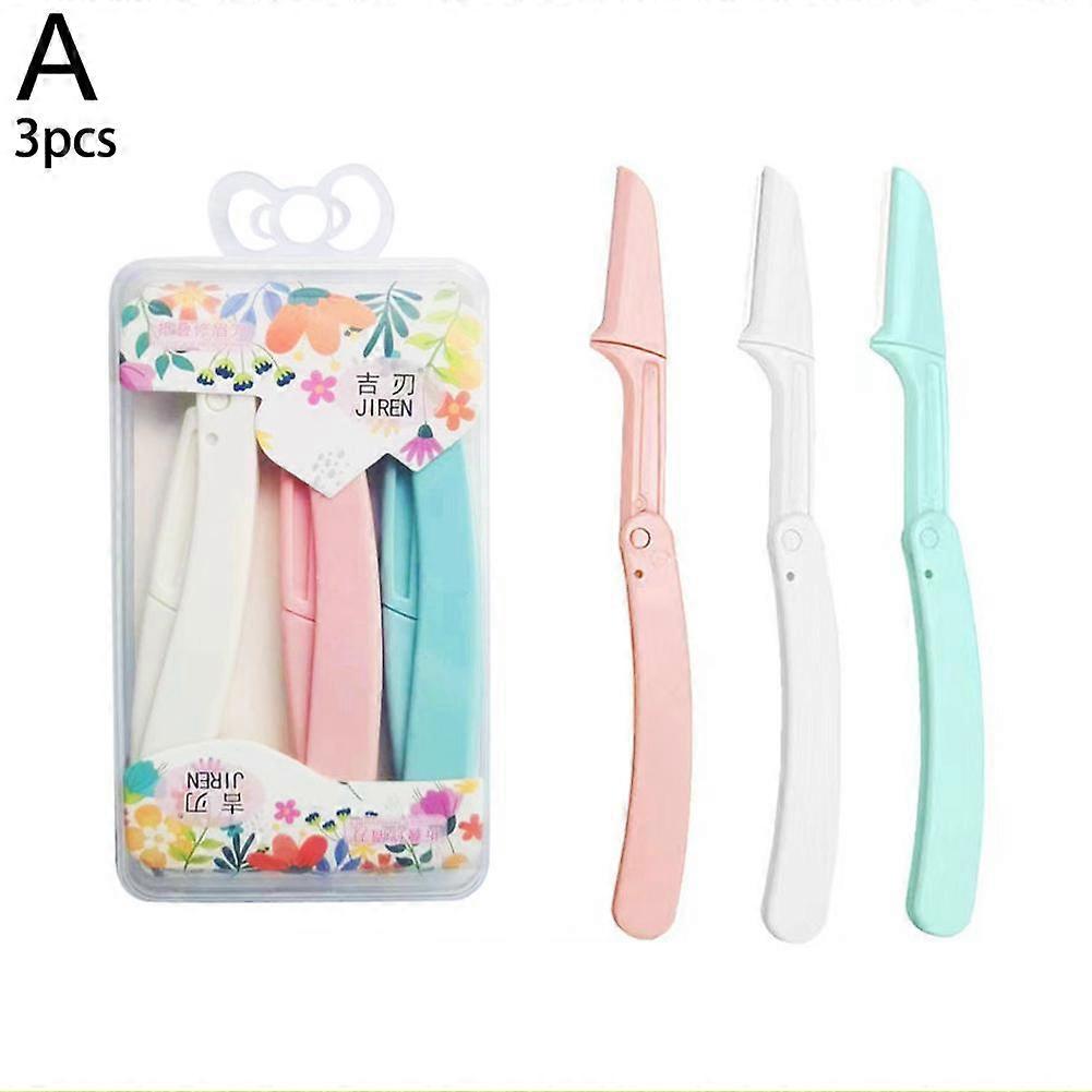 3pcs/box eyebrow trimming scissors (A)$ Folding eyebrow trimming scissors ... 3pcs/box