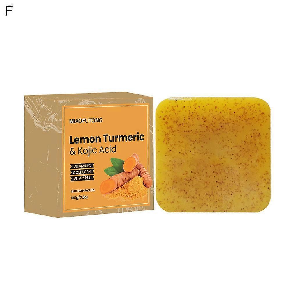 Oval Packaging No. 3 (F) $ Turmeric Soap Lemon Soap Kojic Acid Soap Ginger Handmade Cold Process Soap Bath and Face Soap