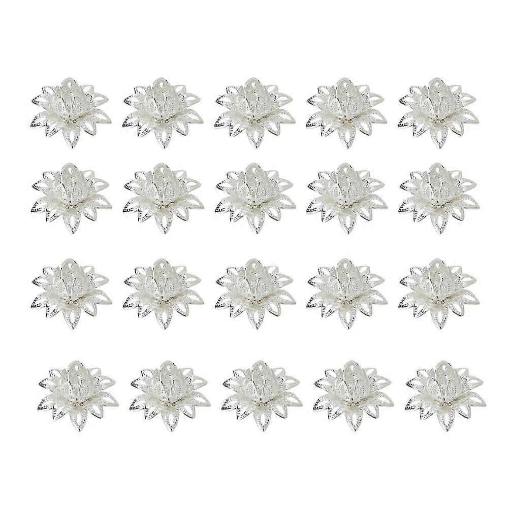 DIY Accessories with Sturdy Build Quality, Metal End Cap Beads for Creative Projects