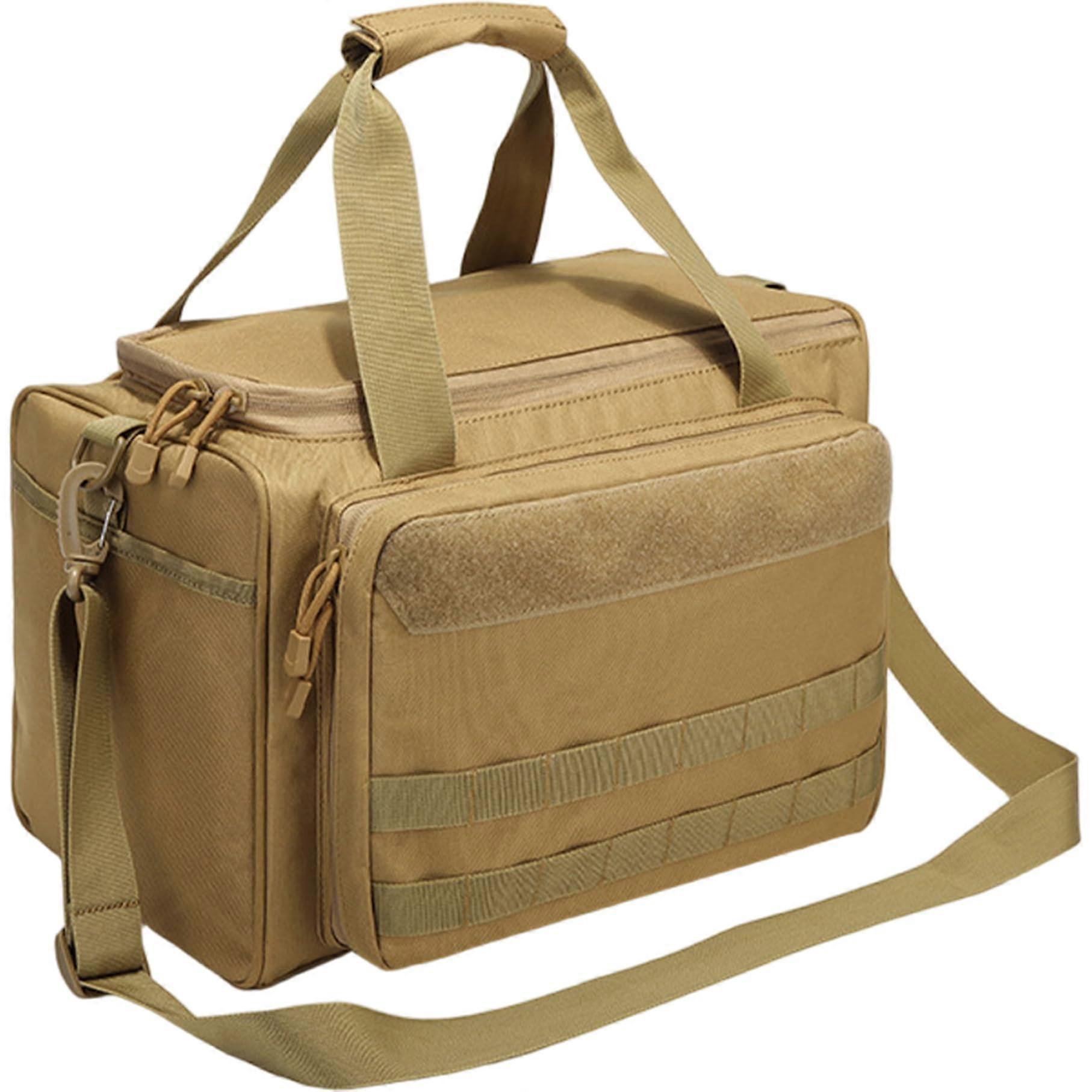 Pistol Pouch Oxford Fabric With Compartments And Multi Strap Portable Travel Gun Bag With Handle And Strap For Outdoors