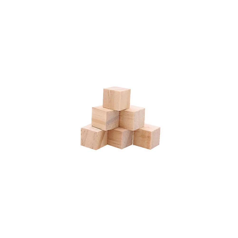 DIY Craft Blocks from Birch Wood, Smooth Texture, Ideal for Creative Projects