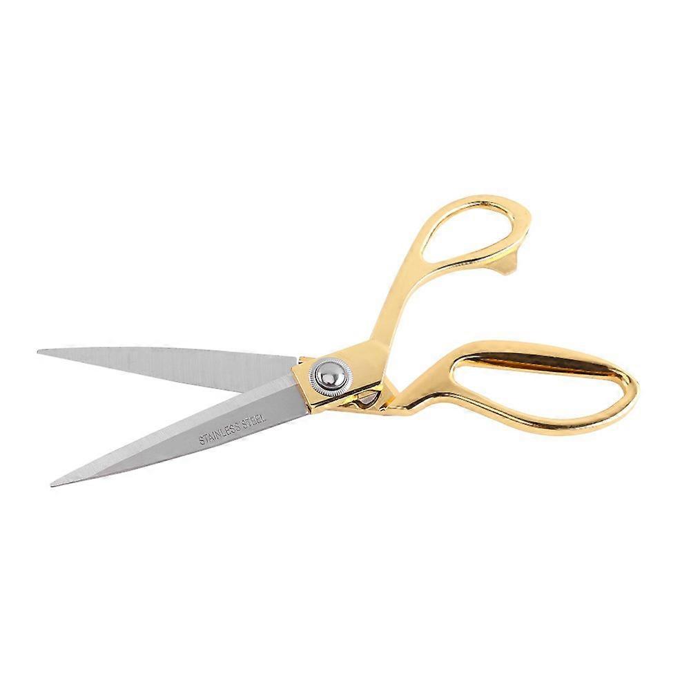 Schneider scissors, 9.29', stainless steel sewing scissors with sharp blade, goldcolored handle, tailor scissors for crafting leather carpets
