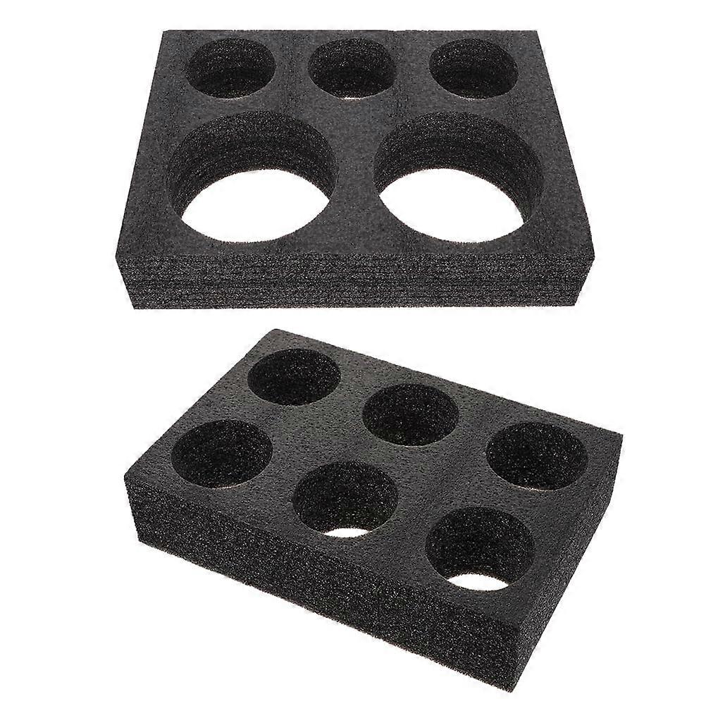 2 Pack Cup Carrier Foam Drink Carrier Removable Multi Hole Cup Holder Foam Carrier Drink Carrier Foam Holder Cup Racks Coffee Carrier 30x20cm