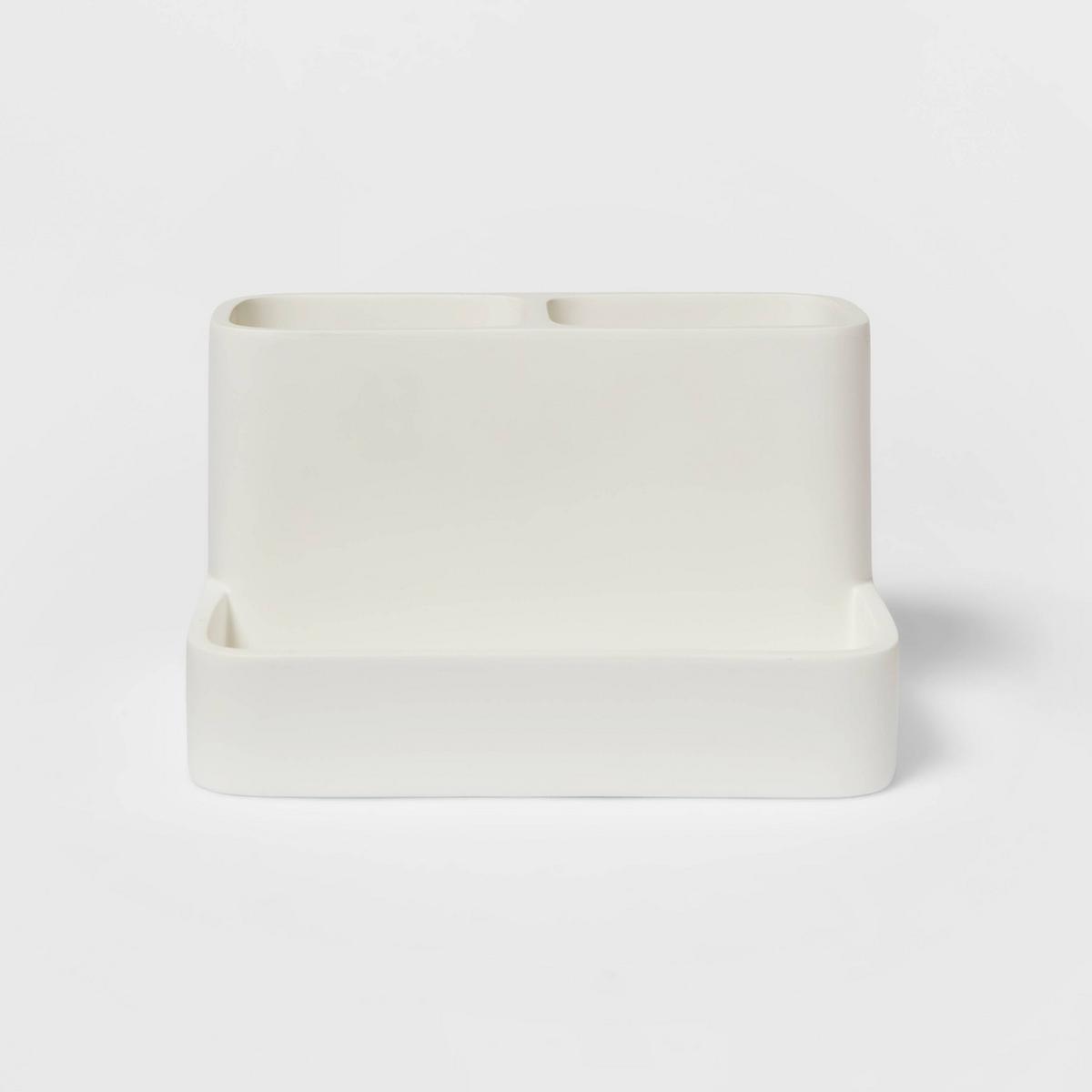 Vanity Organizer, Threshold™: Resin Bathroom Countertop Storage For Makeup Brushes & Toothbrushes
