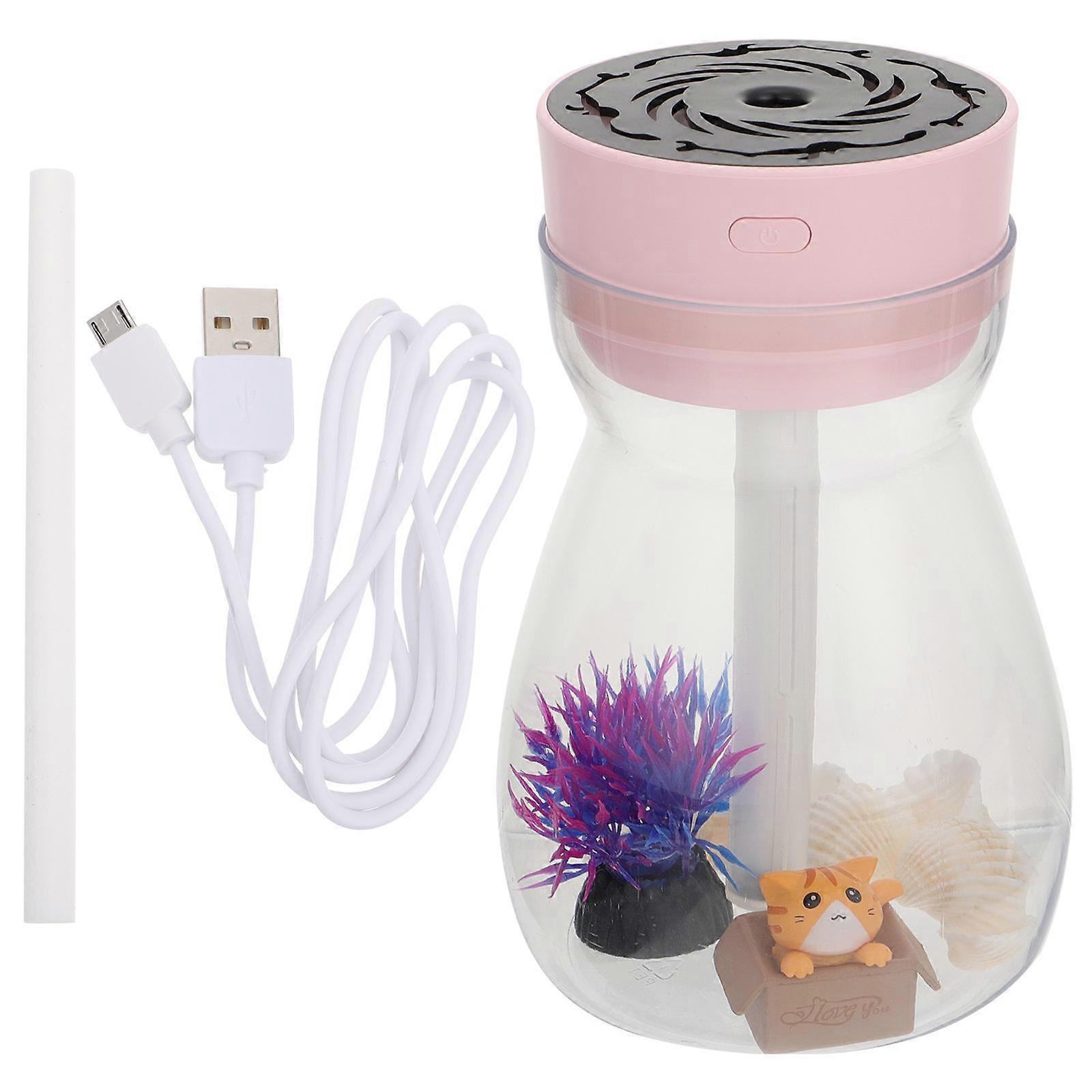 Tabletop Humidifier USB Charging Small Room Humidifier Indoor Use Office Sleeping Area Personal Humidifiers 1Set