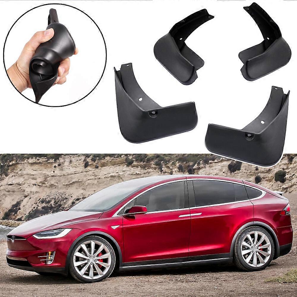 Συμβατά πτερύγια λάσπης αυτοκινήτου Splash Guards Φτερό λασπωτήρα για Tesla Model X 2017-2022
