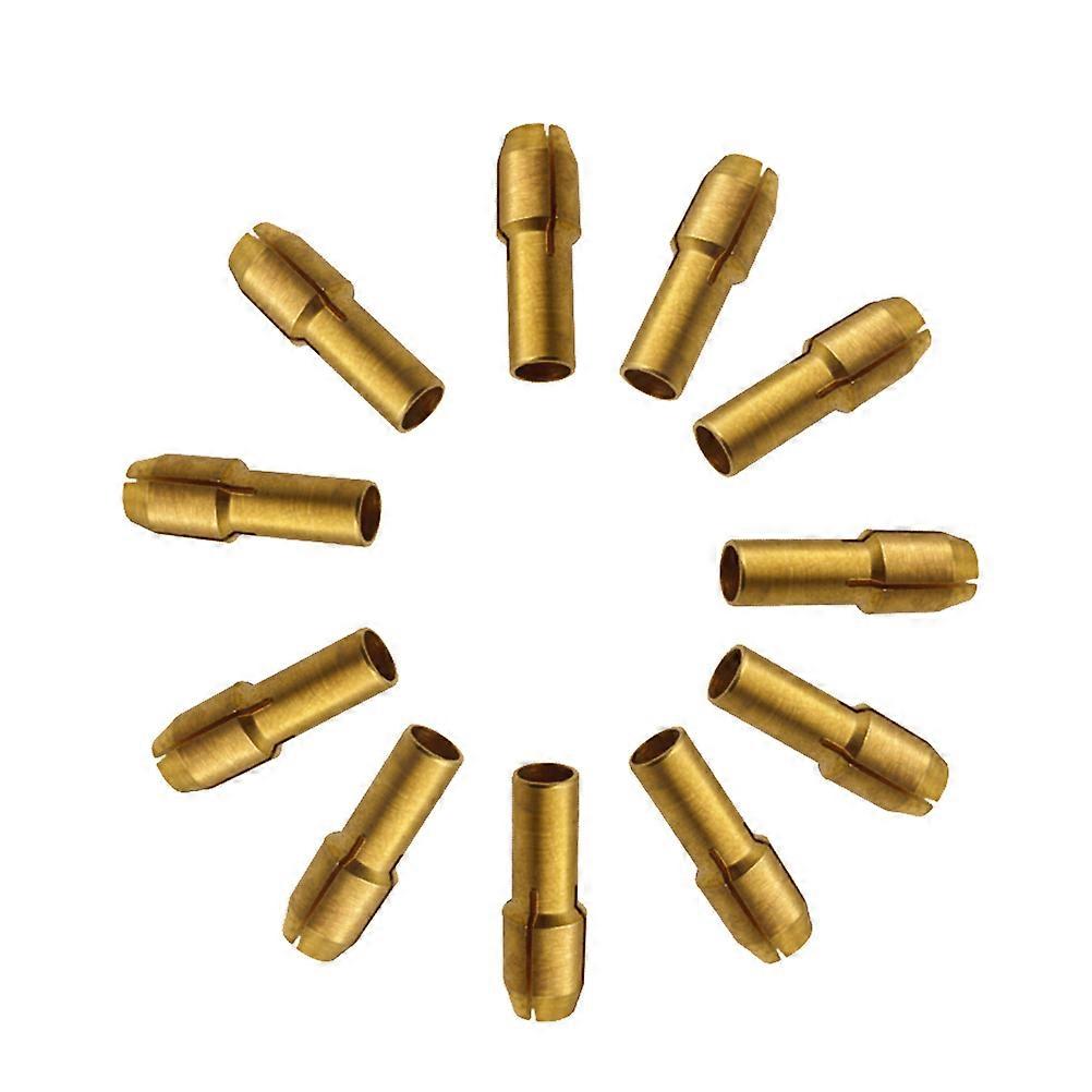 Lathe Drill Chuck Mini Drill Chuck Cross Drill Chuck Copper Material Home Use 0.5-3.2mm Size 11Pcs