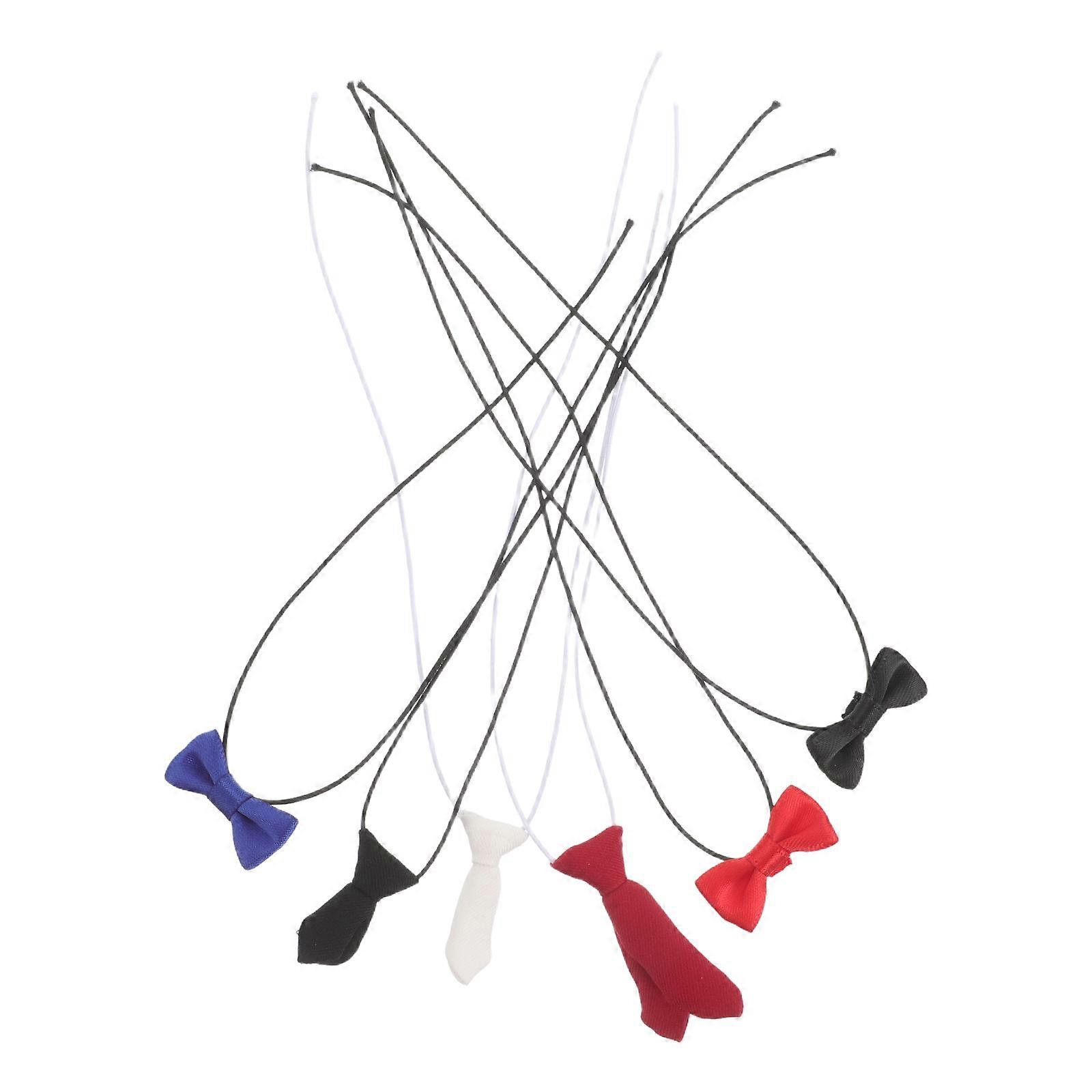 It sounds like you're describing a product listing for **miniature bow ties** designed for **stuffed dolls** or **dolls' outfits**. Here's a refined