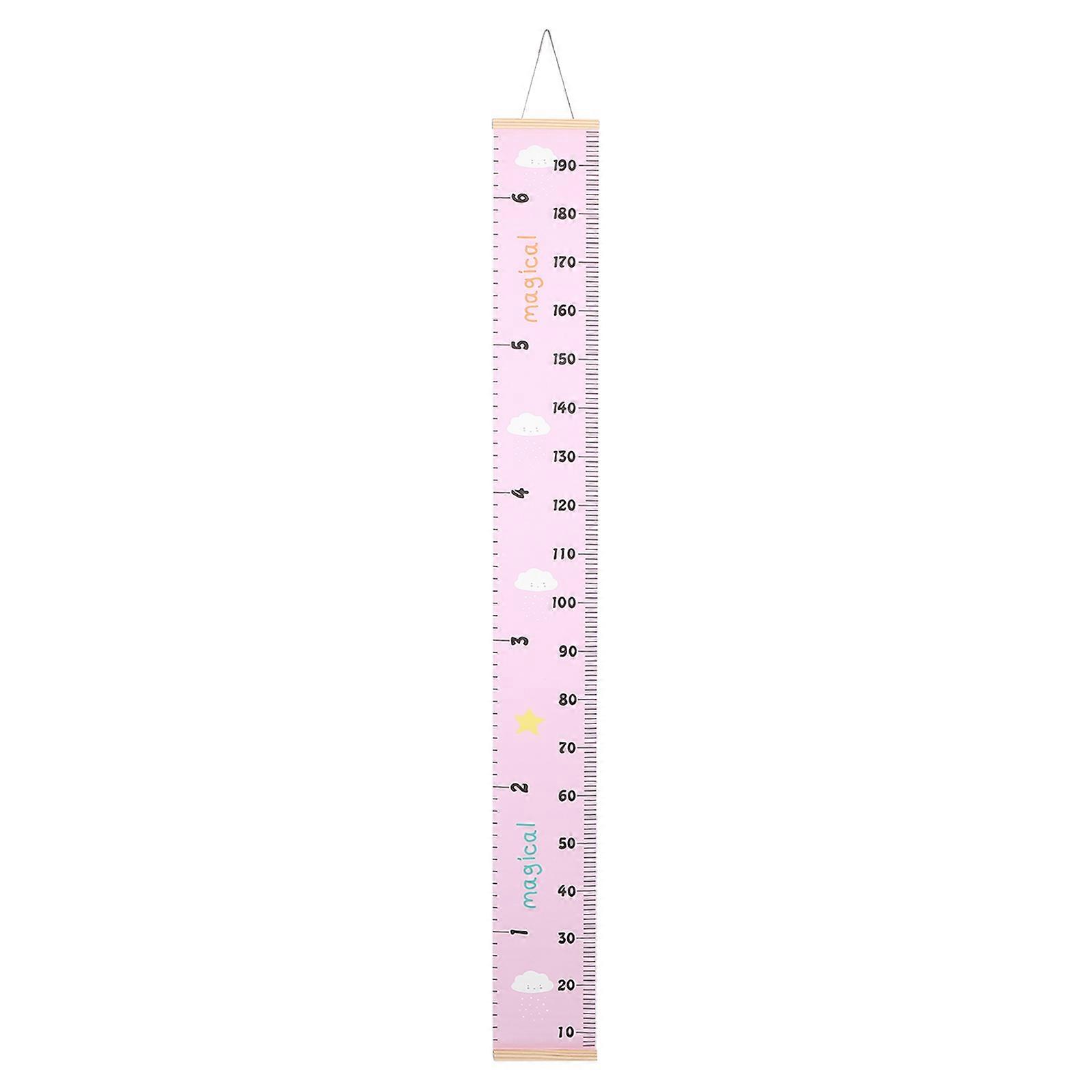 Dětský Růstový Graf Pro Zeď Děti Výška Tracker Jednoduchý Design Dětský Pokoj 200x20cm 1Set