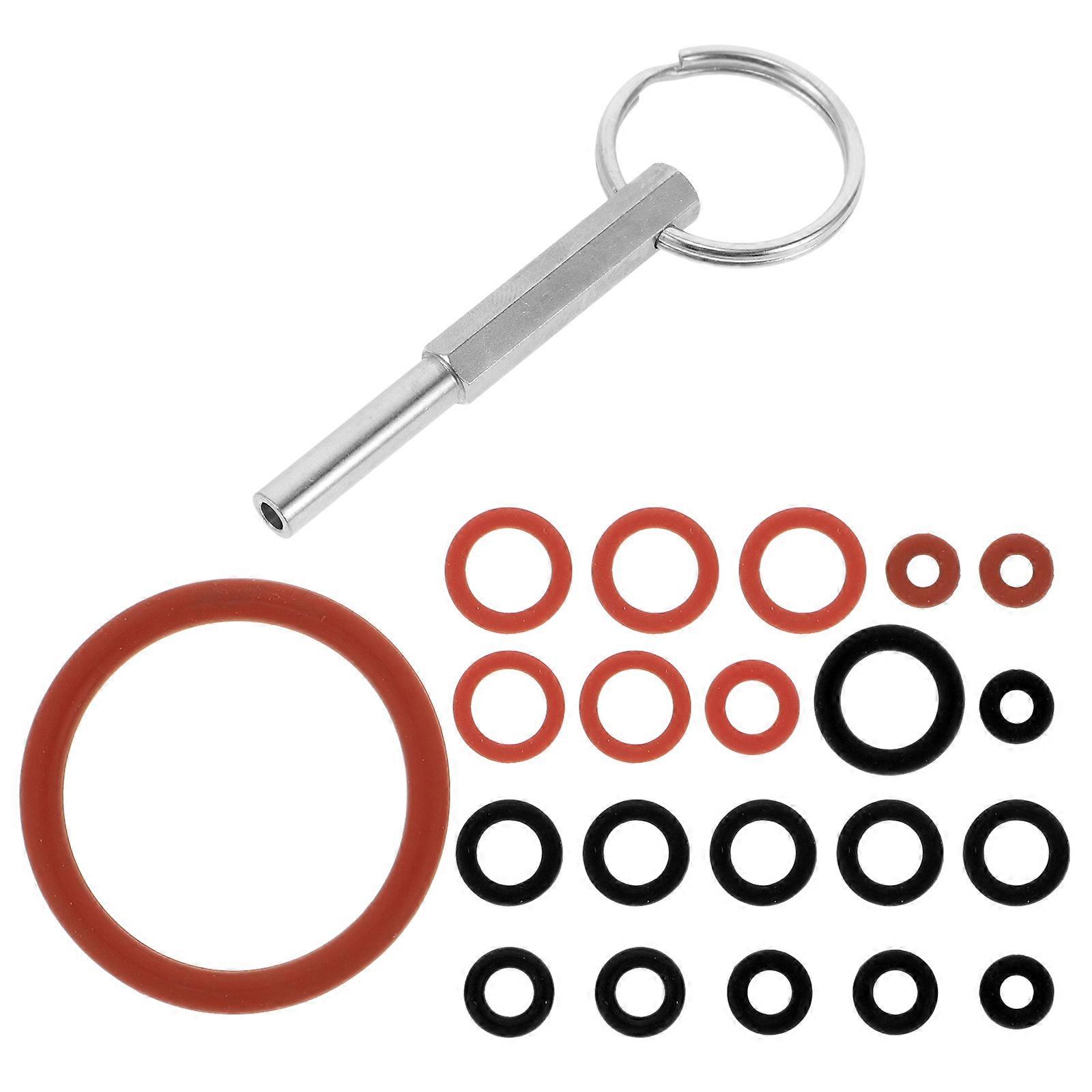 Coffee Machine Repair Tool Silicone Ring For Coffee Machine Maintenance Oval Shape Prevent Leaks Ensure Secure Fit 1Set