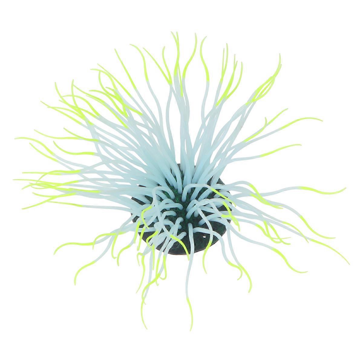 Fish Tank Decoration Artificial Coral Tree Aquarium Use Underwater Swing Prevention PVC Material 1Set