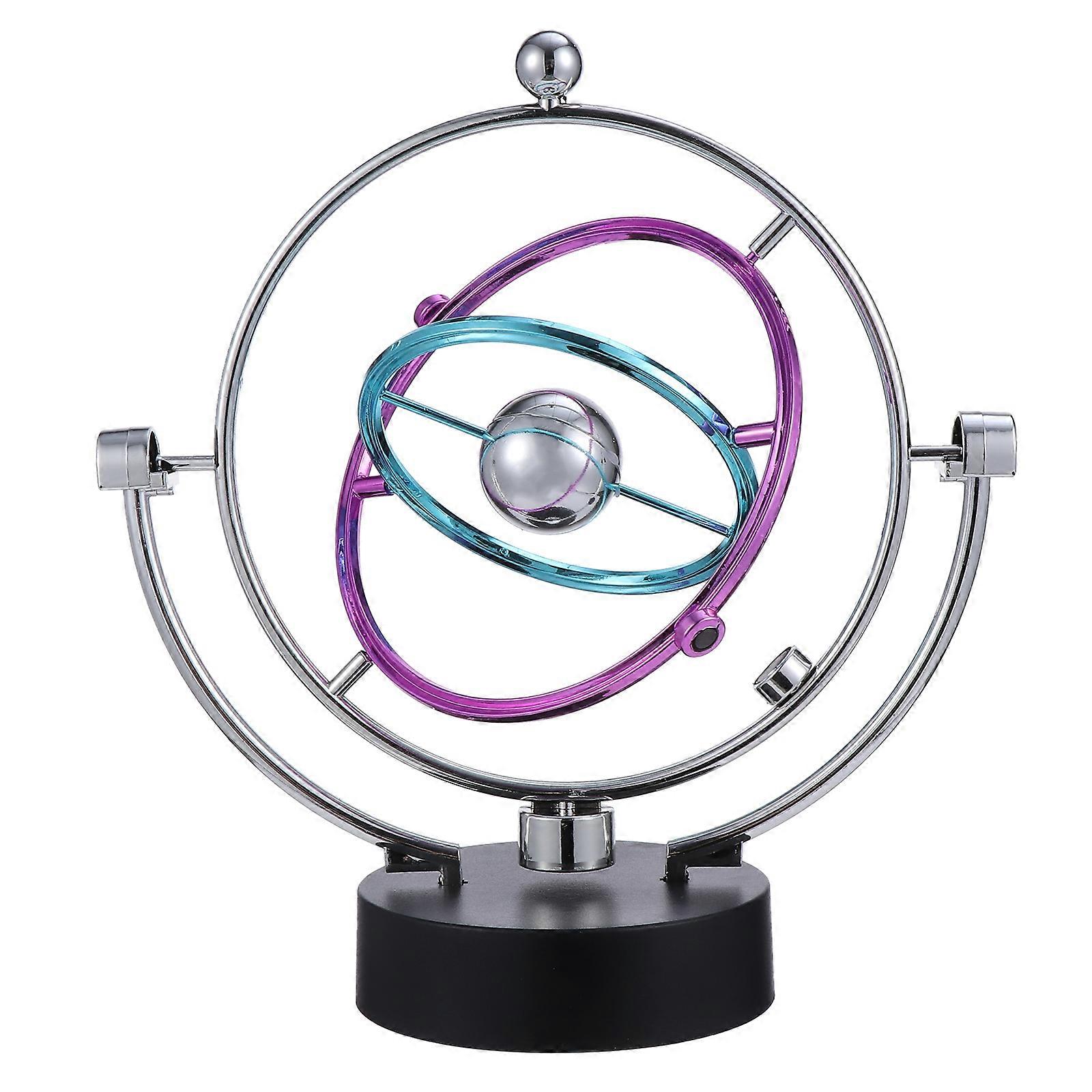 Creative Magnetic Earth Model Educational Perpetual Motion Table Ornament for Home Adornment No Battery Required