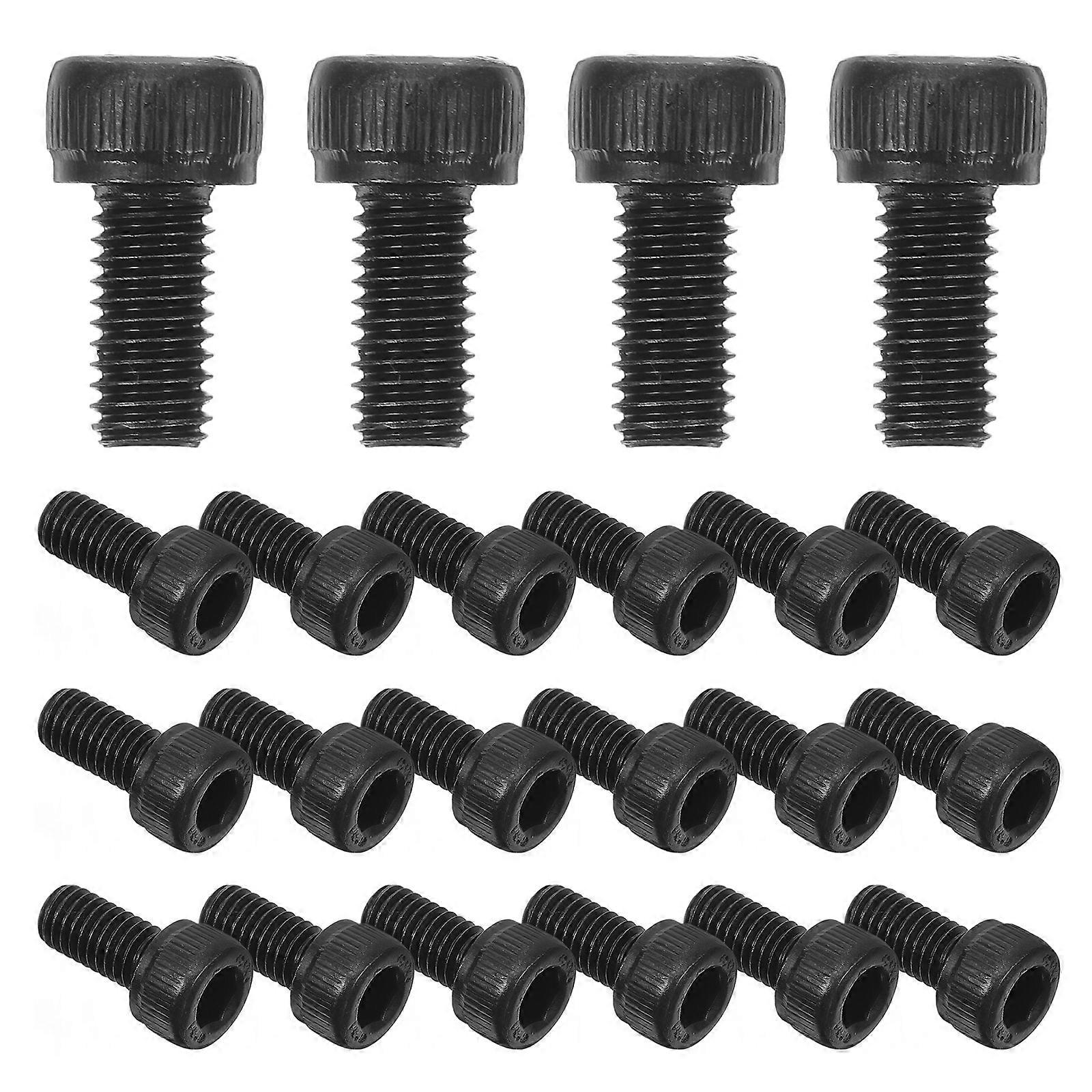 50pcs High Strength Socket Cap Screws Set Secure Tightening Mechanism, Multi Use Hardware Kit for Diverse Applications