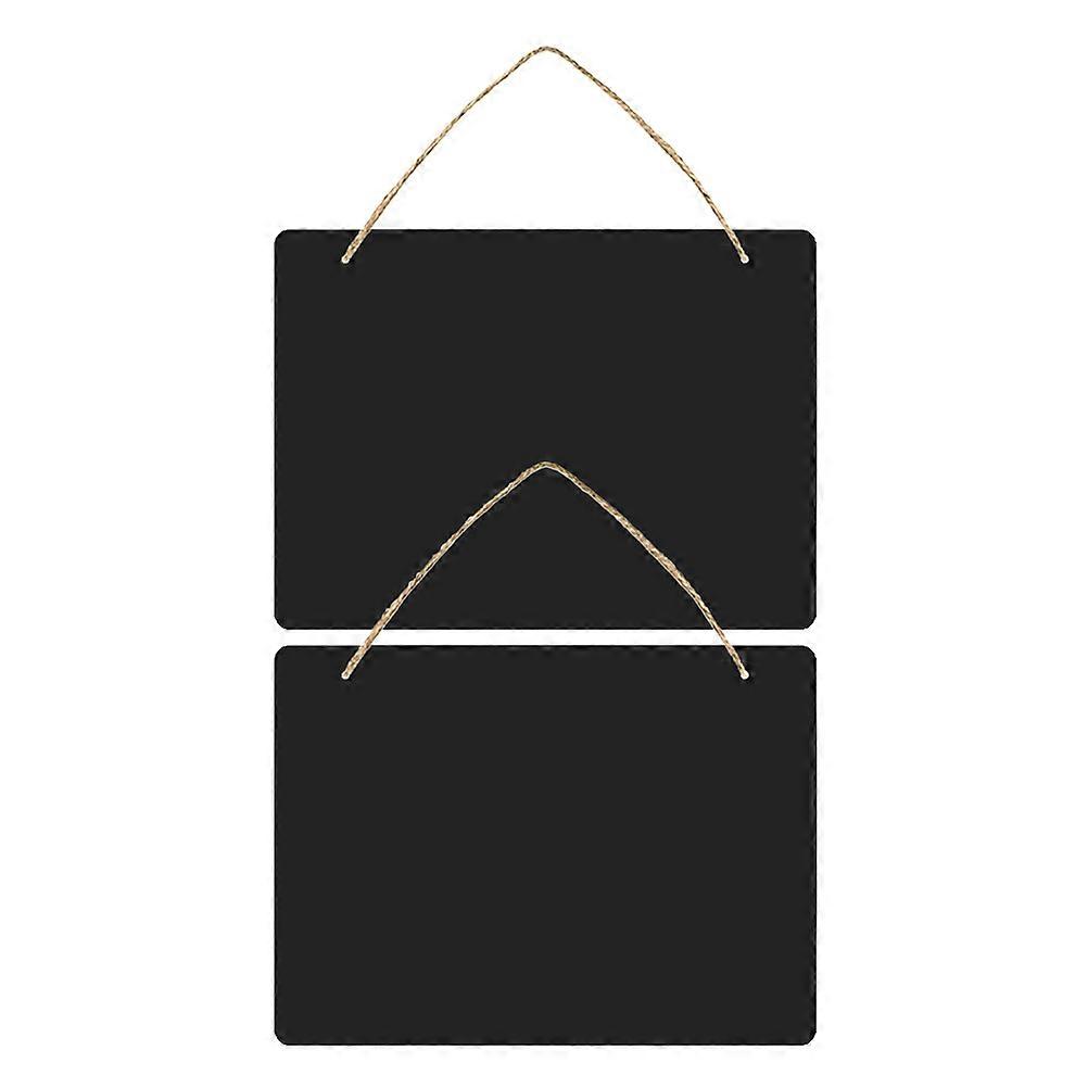 Double Sided Erasable Message Board with Hanging String Chalkboard Signs for Restaurants, Bars, Weddings, and Parties – High Density Surface for