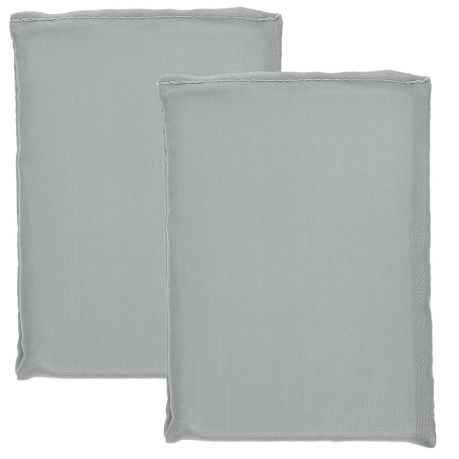 Padded Camera Insert Protective Camera Bag Insert For Travel Storage Grey 2Pcs