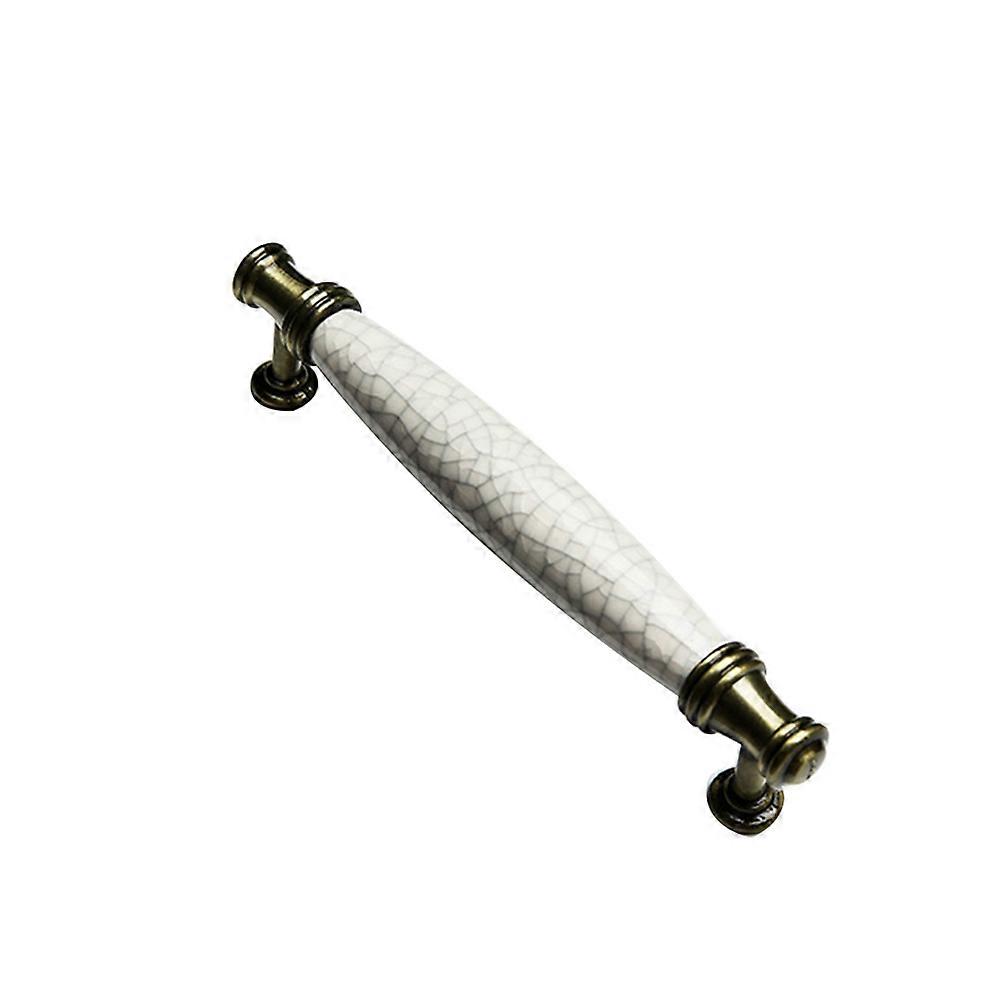 Dresser Hardware Handles Stylish European Style Pull Handle Aluminium Alloy Handle Chic Ceramics Furniture Drawer Replacement Handle 1Set