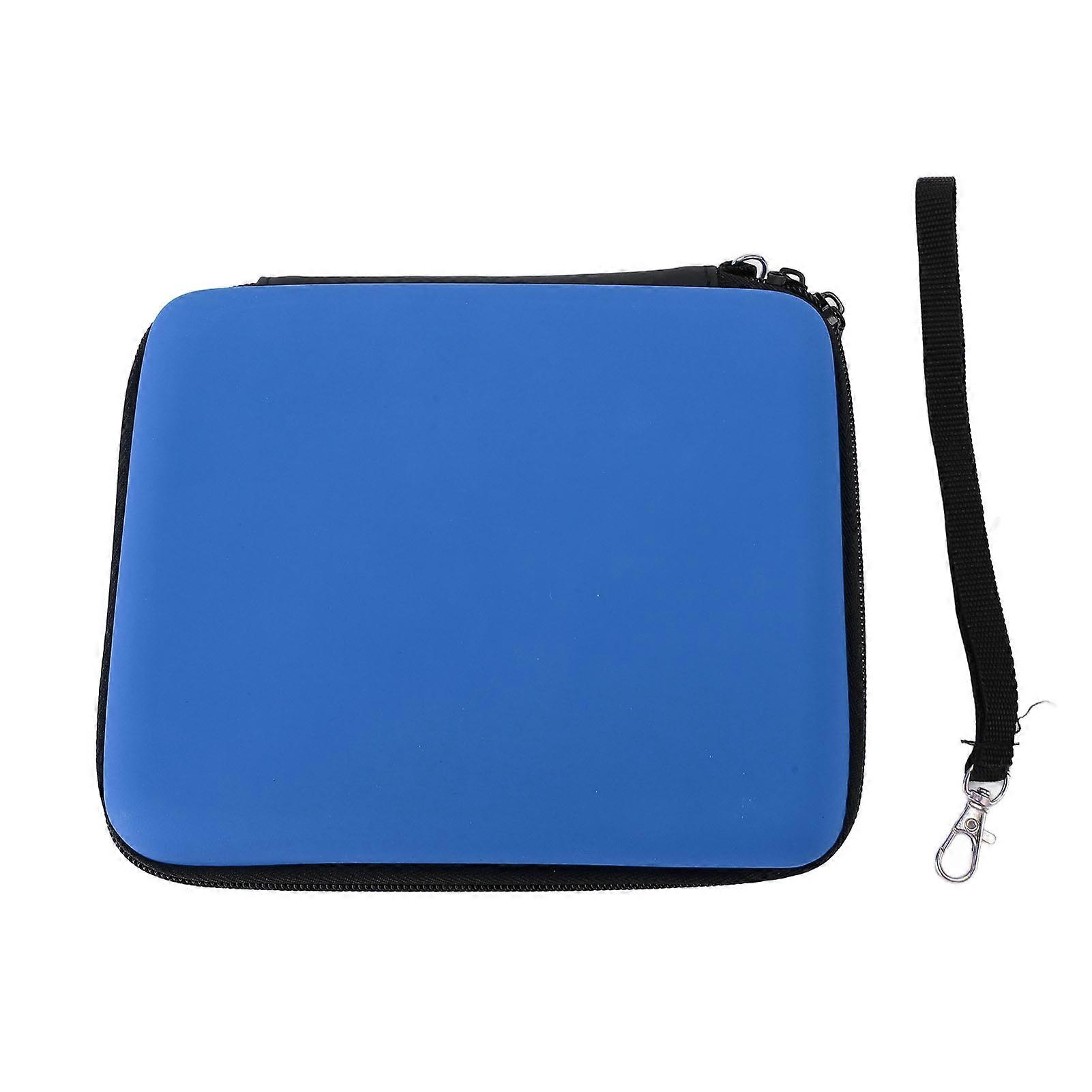 Carrying Case for 2DS with 8 Game Card Holders Protective Hard Shell Travel Carrying Case Pouch for Console Accessories Shockproof Dust Proof Blue