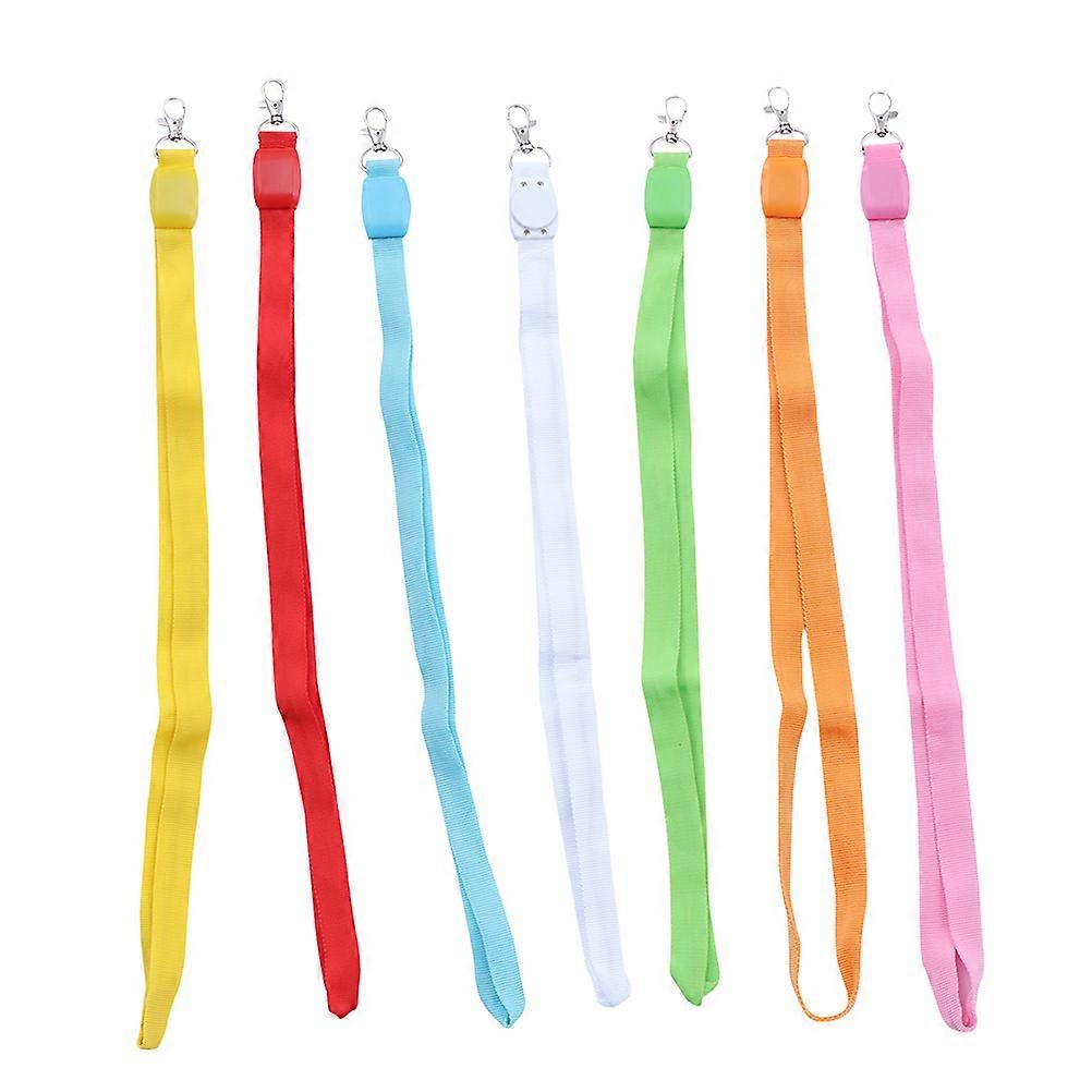 Cell Phone Chain Strap Luminous Led Light Phone Straps Orange 90x2cm Decorate 2Pcs