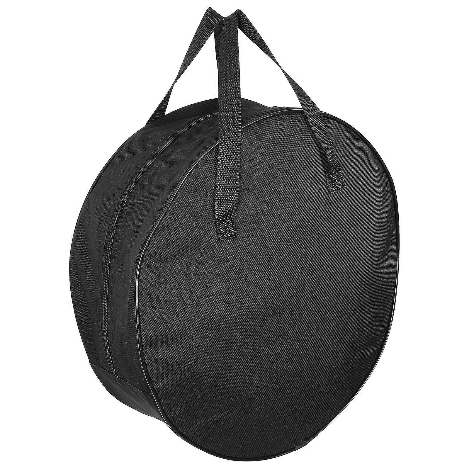 Durable RV Hose Storage Bag with Zipper – Garden Camping Organizer for Water Tubes, Electric Cables, and Tools – Black Soft Pouch