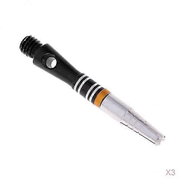 3 Pieces Aluminum Alloy 360 Degreed Rotating Medium Dart Shafts Stems Parts