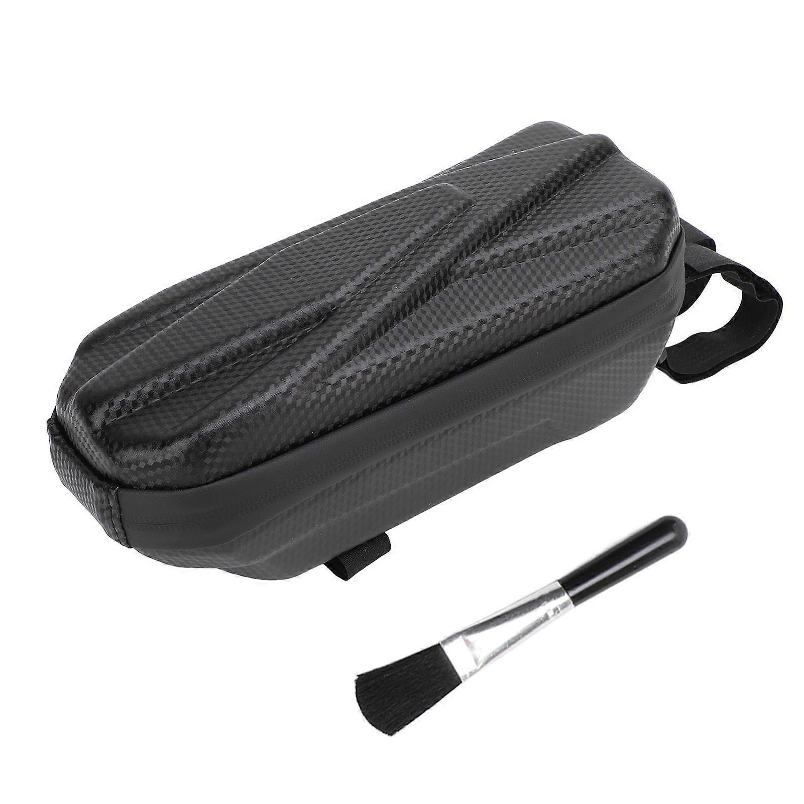 Electric Scooter Handlebar Bag 2L Large Capacity Universal Two-Way Zipper EVA Portable Motorcycle Bag