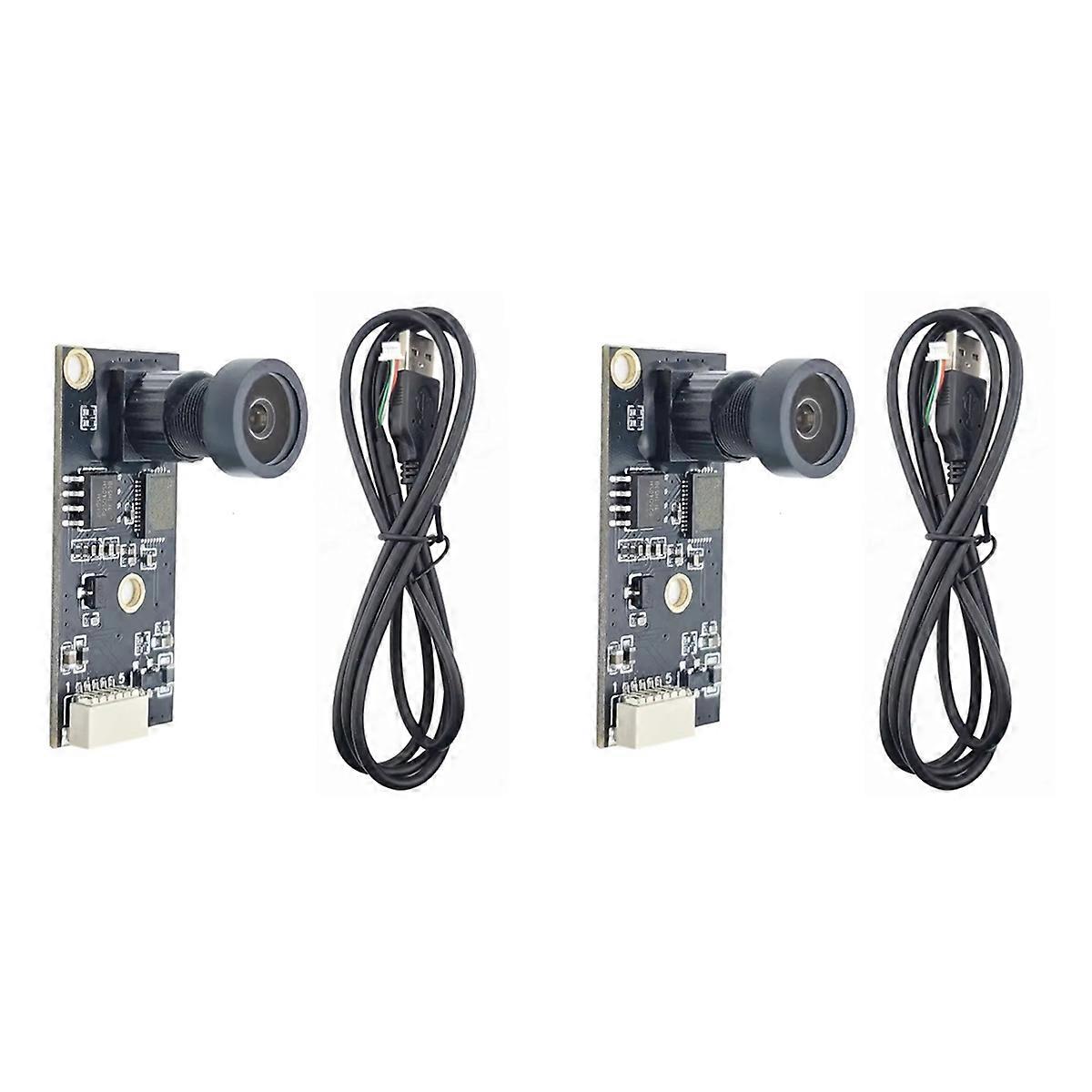 2X 1920x1080 USB Camera Module for 3D Printers Camera Board 2 -Pixel Wide Angle Fish Eye Lens UVC OT