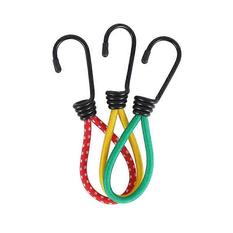 Outdoor camping tent elastic rope buckle 15cm fixed binding belt elastic rope hook camping canopy accessories drawstring